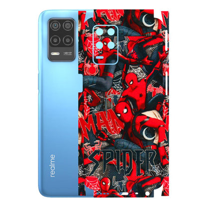Realme Phone Skins (All Models) - SpiderMan Cool - 3D Embossed Finish (L-188) Realme 8 (4G)