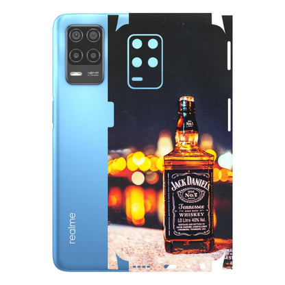 Realme Phone Skins (All Models) - JD Whiskey Bottle - 3D Embossed Finish (L-20) Realme 8 (4G)