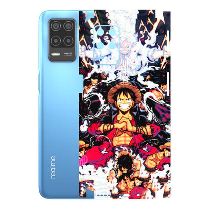 Realme Phone Skins (All Models) - Luffy Anime Character - 3D Embossed Finish (L-203) Realme 8 (4G)