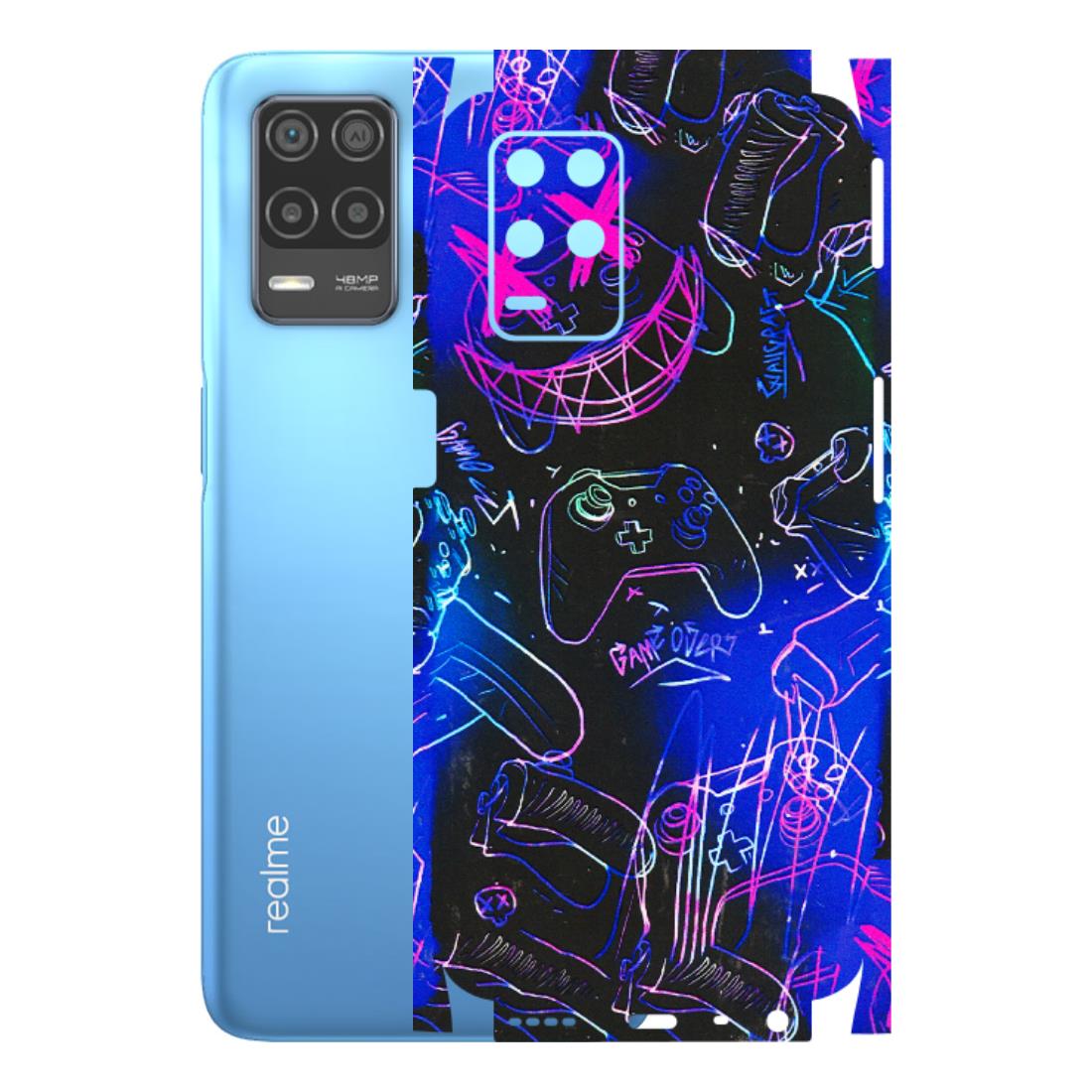 Realme Phone Skins (All Models) - Gamers Paradise - 3D Embossed Finish (L-258) Realme 8 (4G)