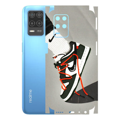 Realme Phone Skins (All Models) - New Grey Sneaker - 3D Embossed Finish (L-261) Realme 8 (4G)