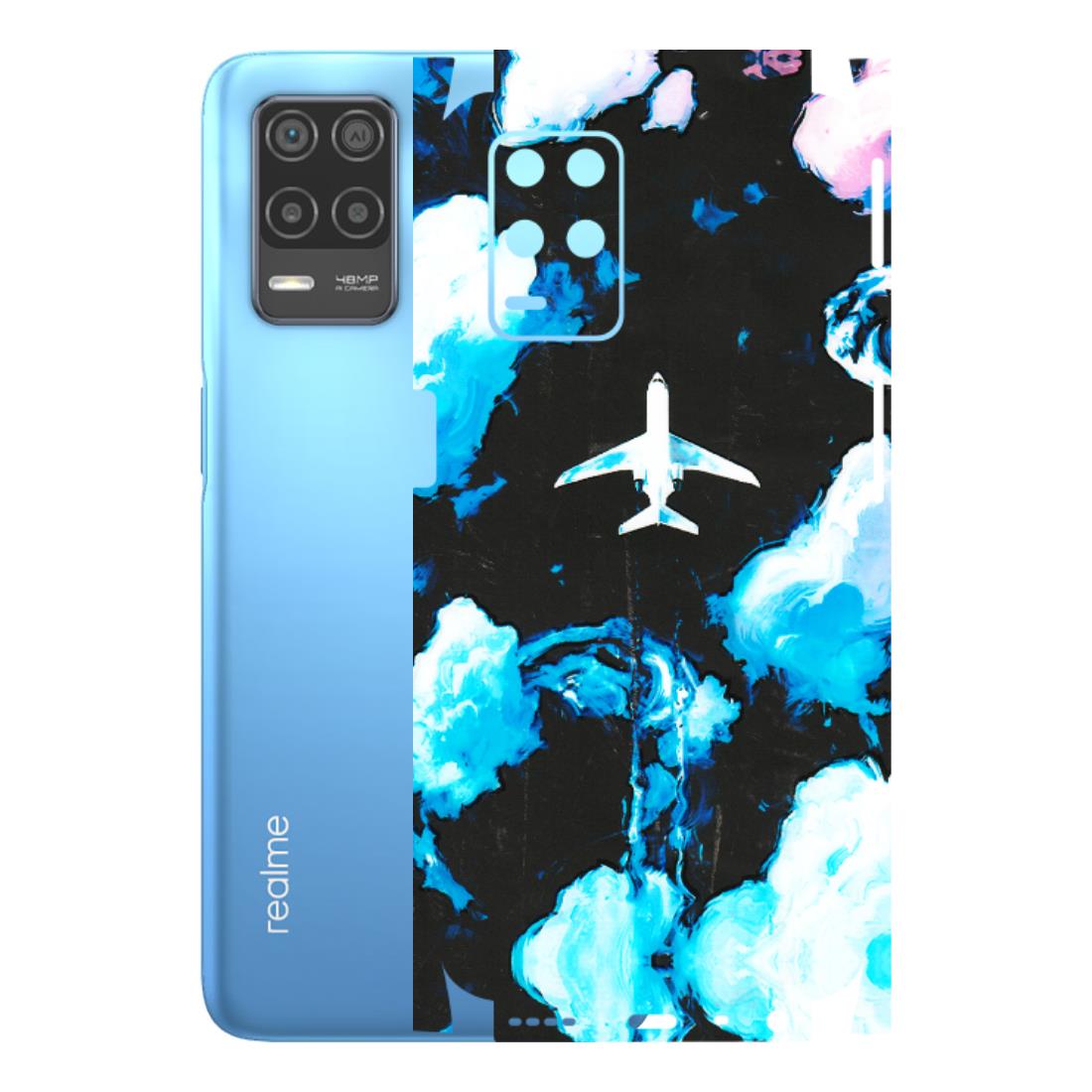 Realme Phone Skins (All Models) - Travel In Airline - 3D Embossed Finish (L-264) Realme 8 (4G)