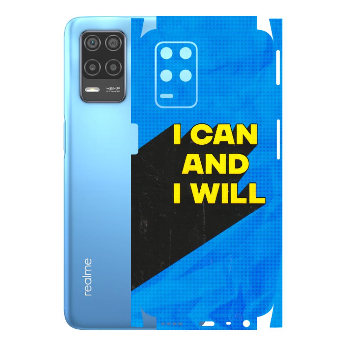 Realme Phone Skins (All Models) - I Can And I Will - 3D Embossed Finish (L-281) Realme 8 (4G)
