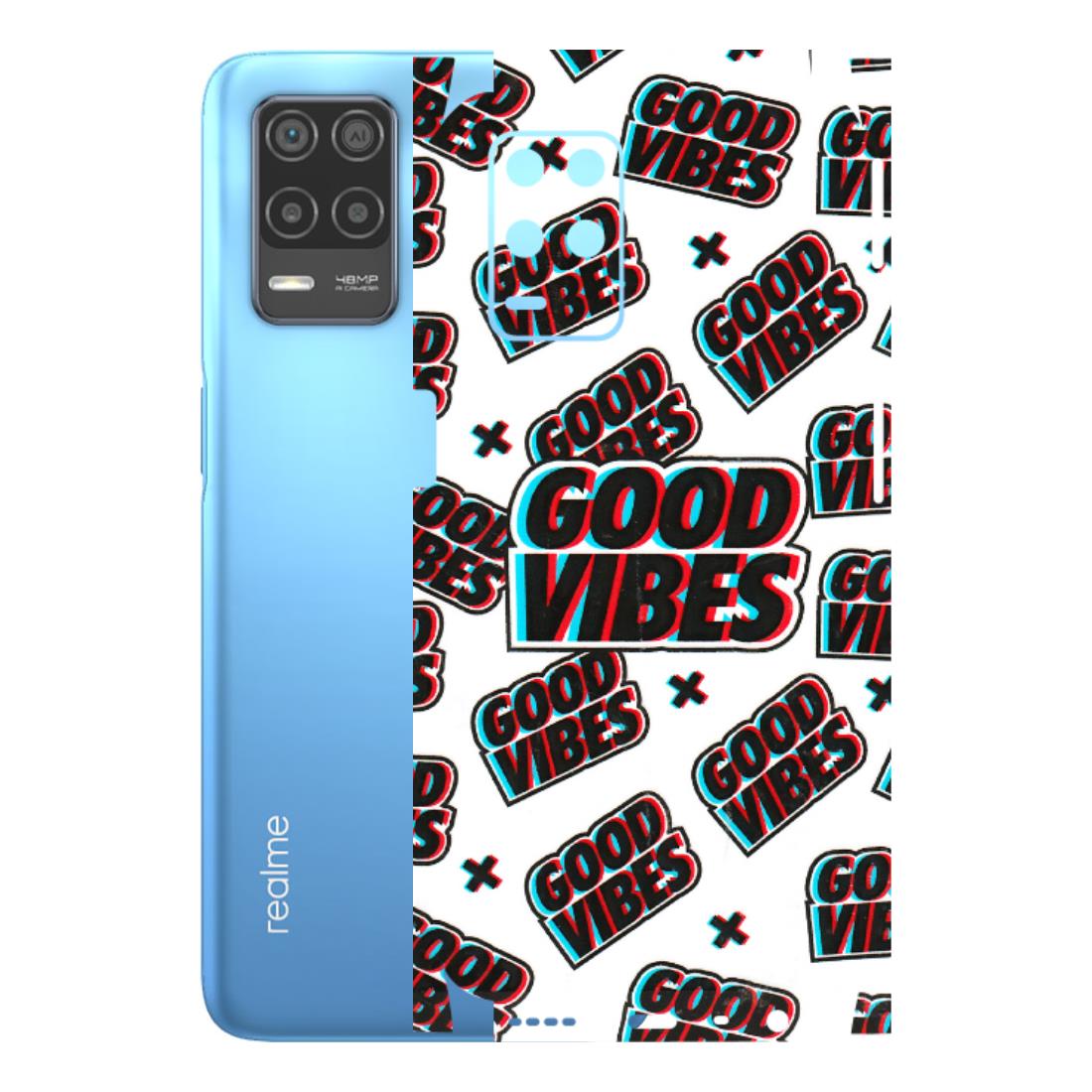 Realme Phone Skins (All Models) - Good Vibes - 3D Embossed Finish (L-282) Realme 8 (4G)