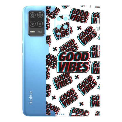 Realme Phone Skins (All Models) - Good Vibes - 3D Embossed Finish (L-282) Realme 8 (4G)