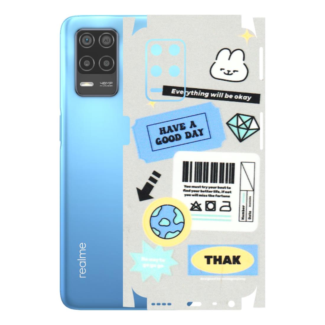 Realme Phone Skins (All Models) - Will Be Okay Design - 3D Embossed Finish (L-316) Realme 8 (4G)