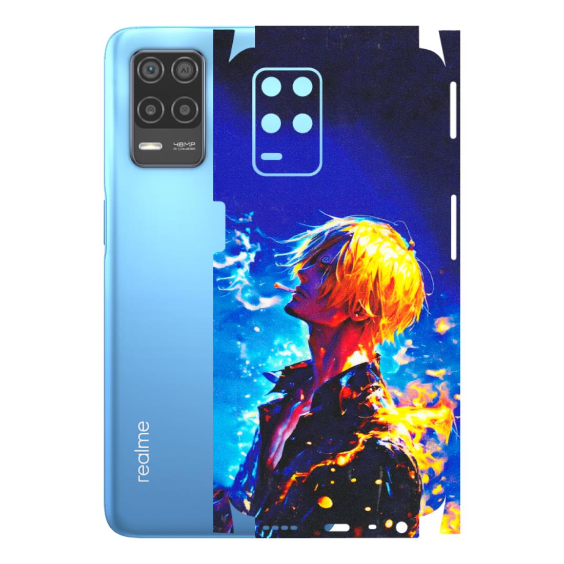Realme Phone Skins (All Models) - Sanji Vinsmoke One Piece - 3D Embossed Finish (L-319) Realme 8 (4G)