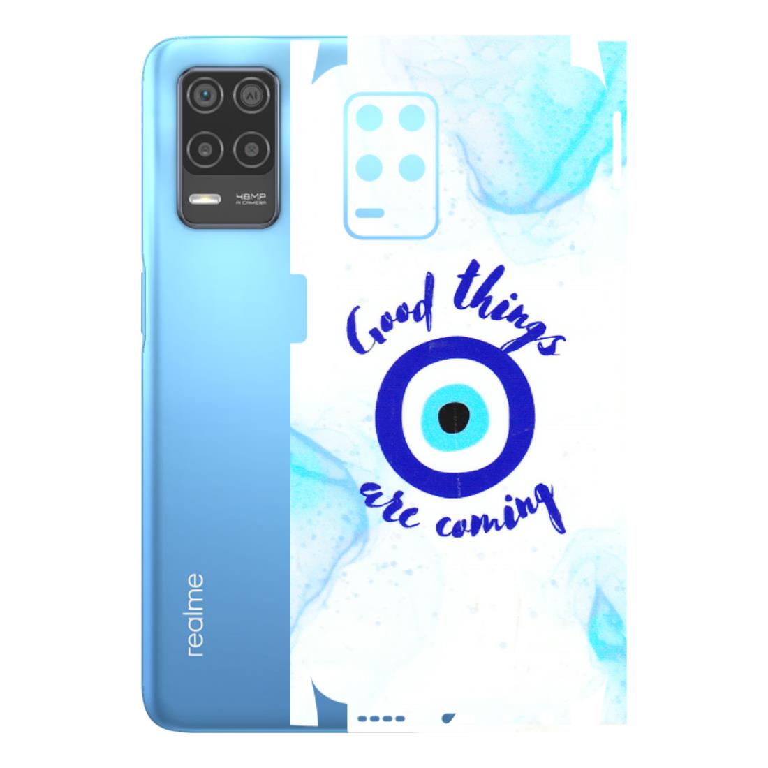 Realme Phone Skins (All Models) - Evil Eye Good Things Are Coming - 3D Embossed Finish (L-322) Realme 8 (4G)