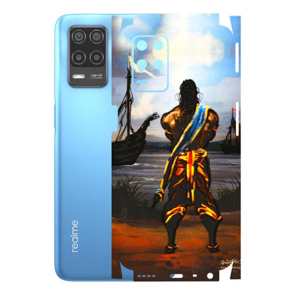 Realme Phone Skins (All Models) - Heavenly God Figure - 3D Embossed Finish (L-34) Realme 8 (4G)