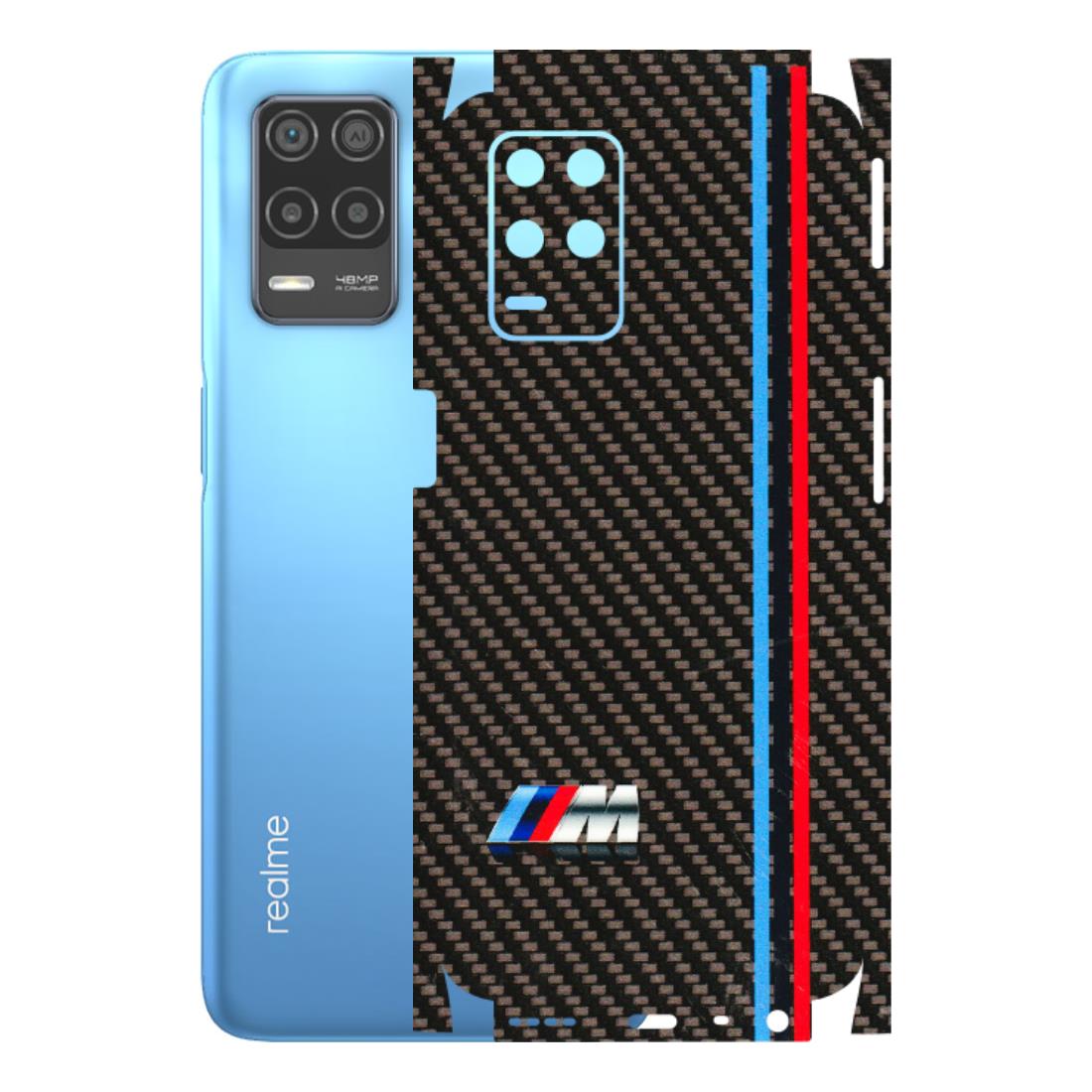 Realme Phone Skins (All Models) - BM Carbon Fiber Feels - 3D Embossed Finish (L-38) Realme 8 (4G)