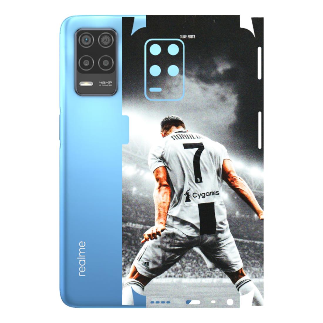 Realme Phone Skins (All Models) - Ronaldo CR7 Crazy - 3D Embossed Finish (L-44) Realme 8 (4G)