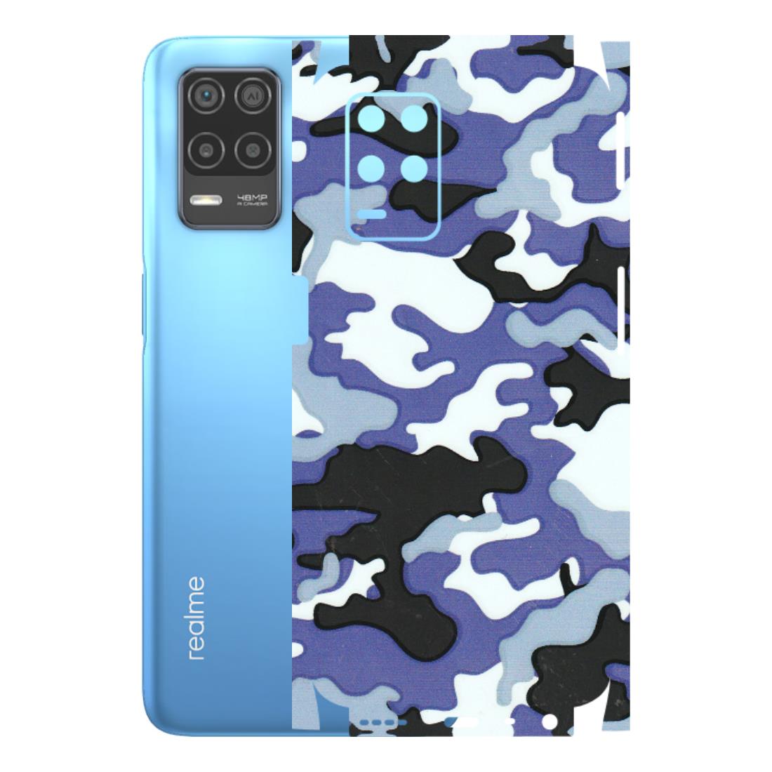 Realme Phone Skins (All Models) - Powerfull Military Camoflauge - 3D Embossed Finish (L-49) Realme 8 (4G)