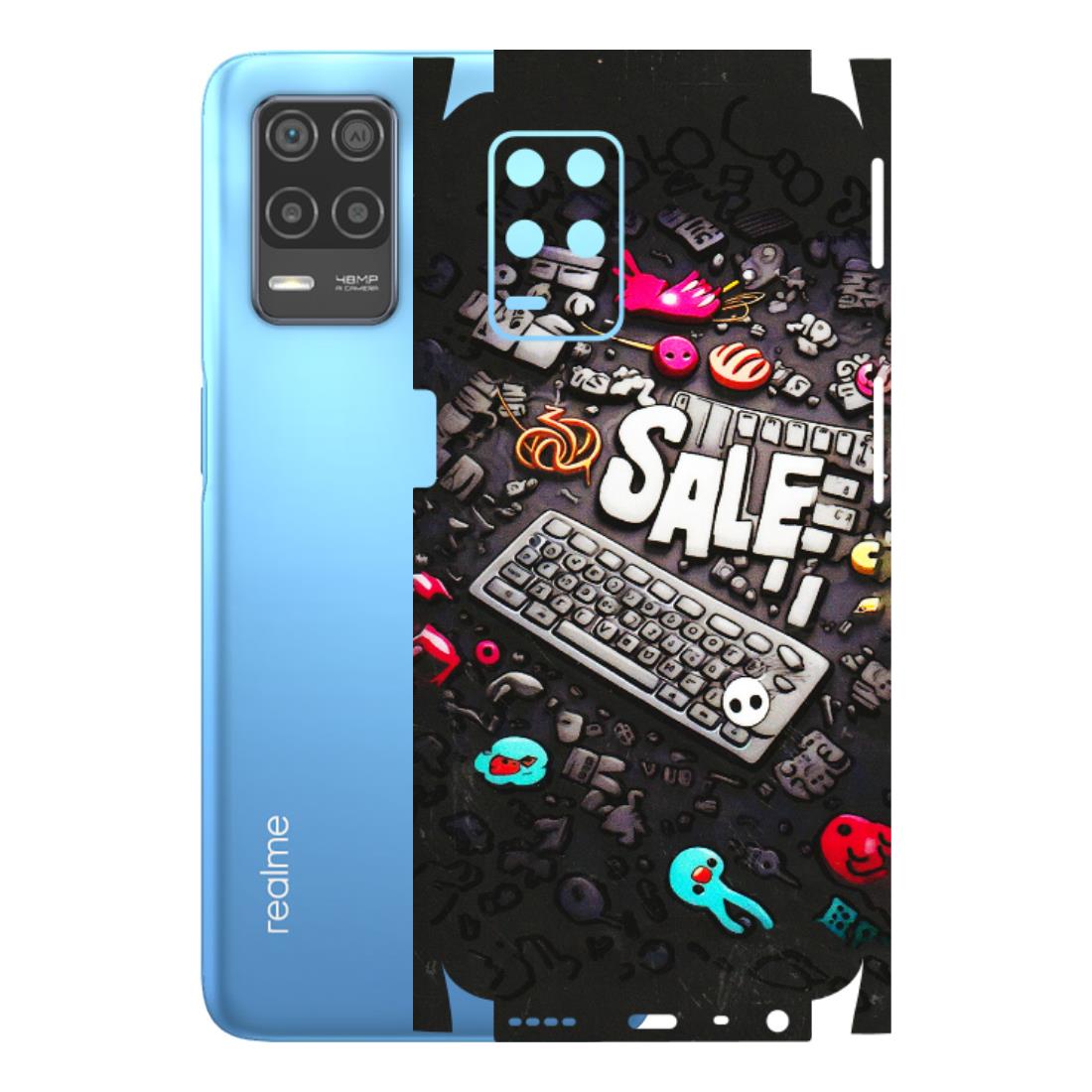 Realme Phone Skins (All Models) - Gadgets Sale - 3D Embossed Finish (L-50) Realme 8 (4G)