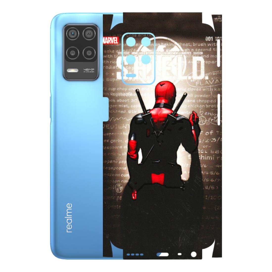 Realme Phone Skins (All Models) - Deadpool - 3D Embossed Finish (L-56) Realme 8 (4G)