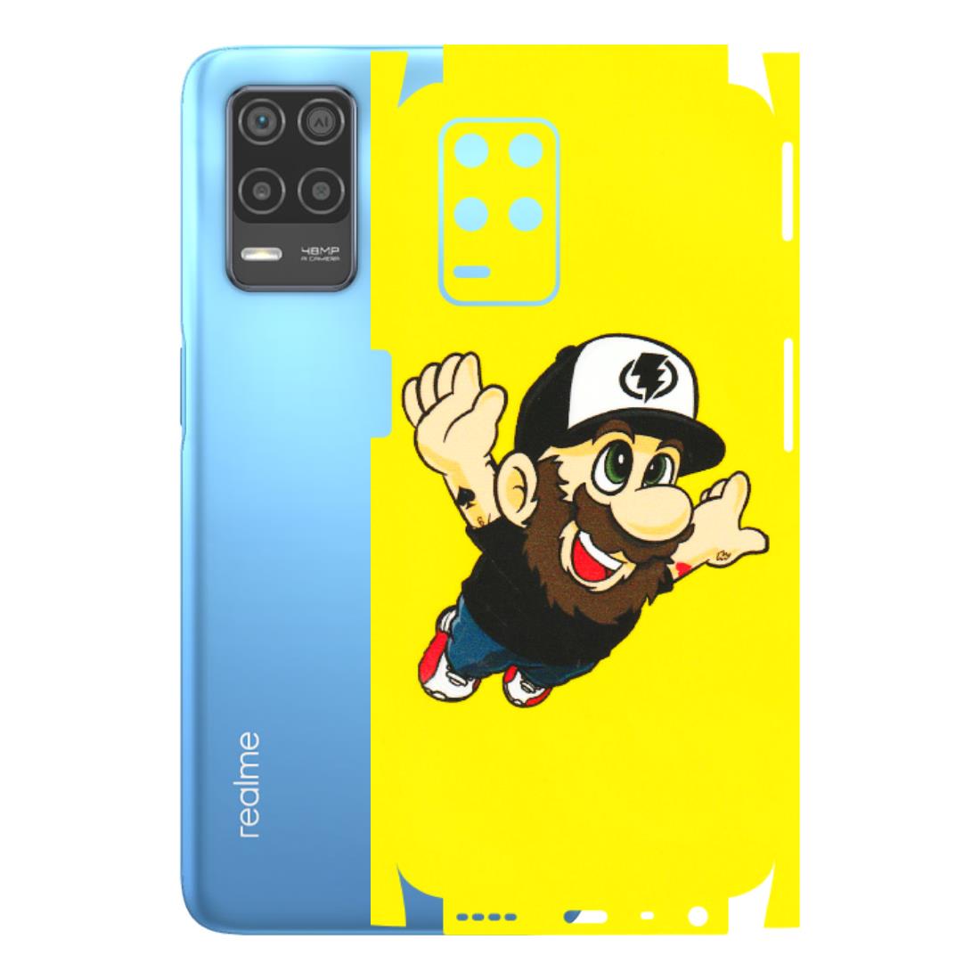 Realme Phone Skins (All Models) - Flying Beardo - 3D Embossed Finish (L-60) Realme 8 (4G)