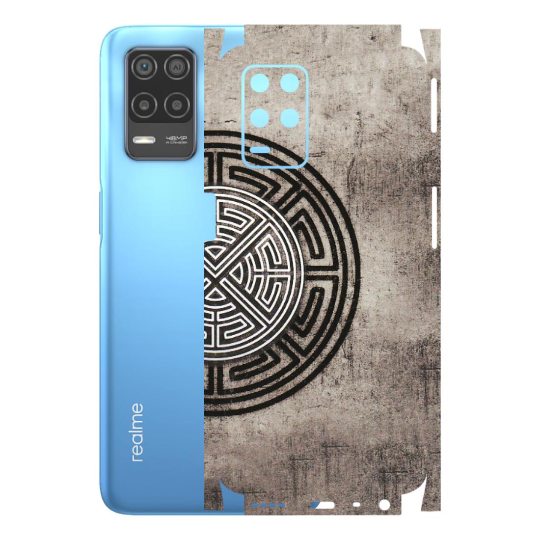 Realme Phone Skins (All Models) - Mysterious Circular Design - 3D Embossed Finish (L-63) Realme 8 (4G)