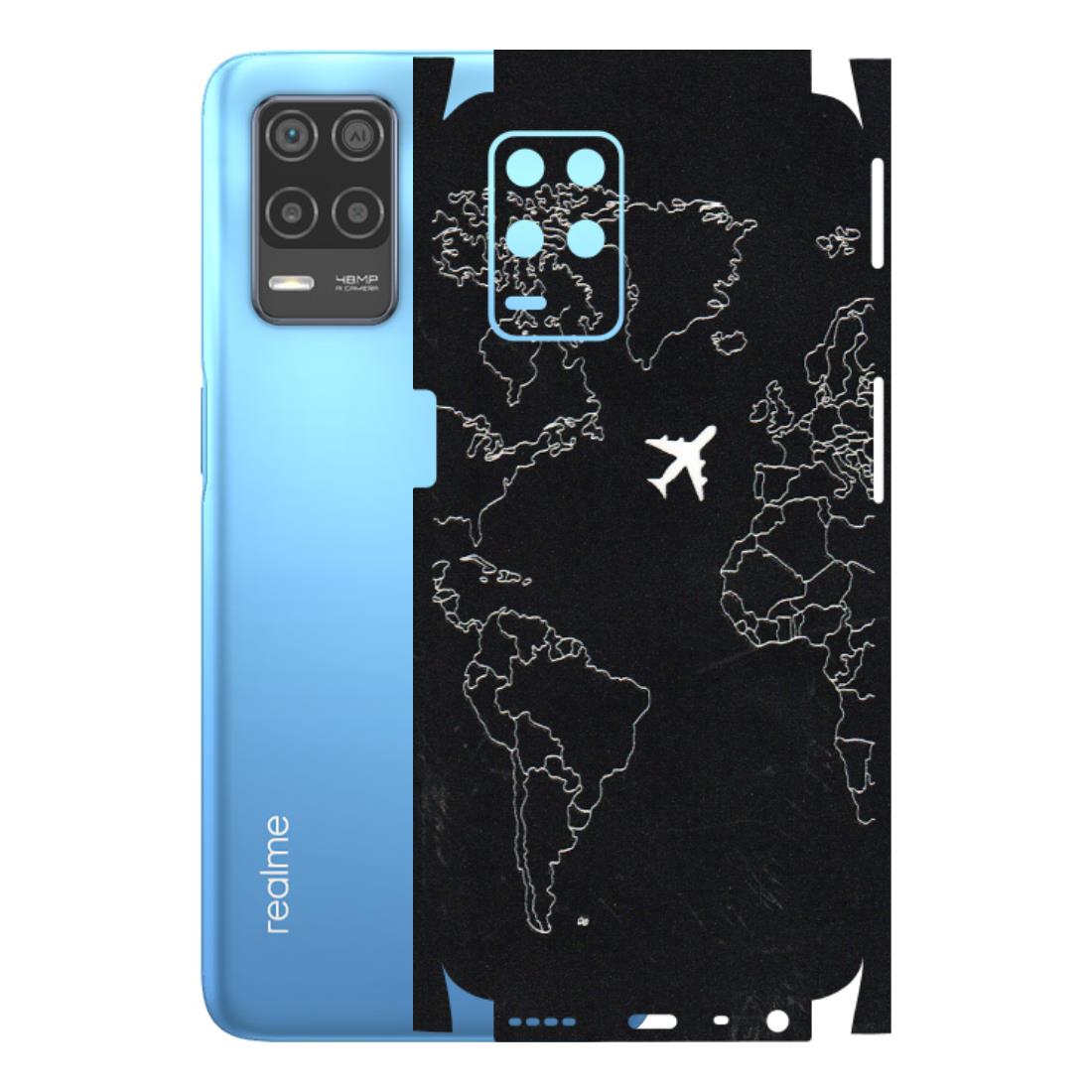 Realme Phone Skins (All Models) - Never Ending Travel - 3D Embossed Finish (L-79) Realme 8 (4G)