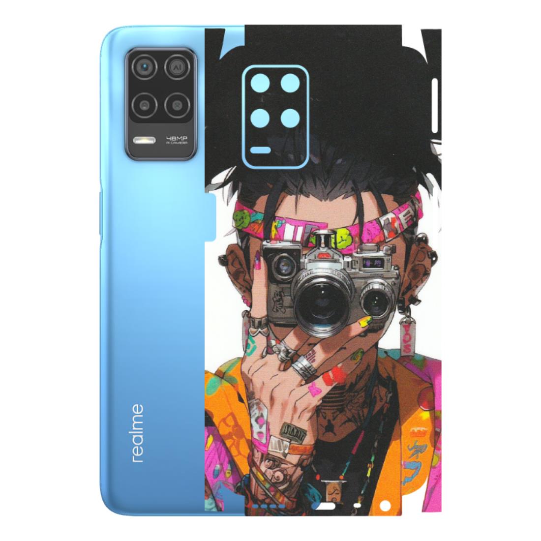 Realme Phone Skins (All Models) - Camera Lover Girl - Matte Finish (M-09) Realme 8 (4G)