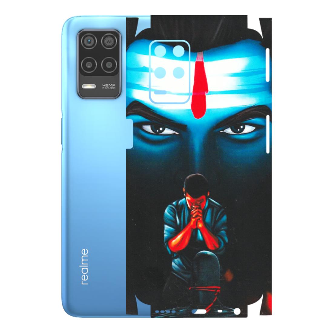 Realme Phone Skins (All Models) - Mahakal Bhakt - Matte Finish (M-112) Realme 8 (4G)