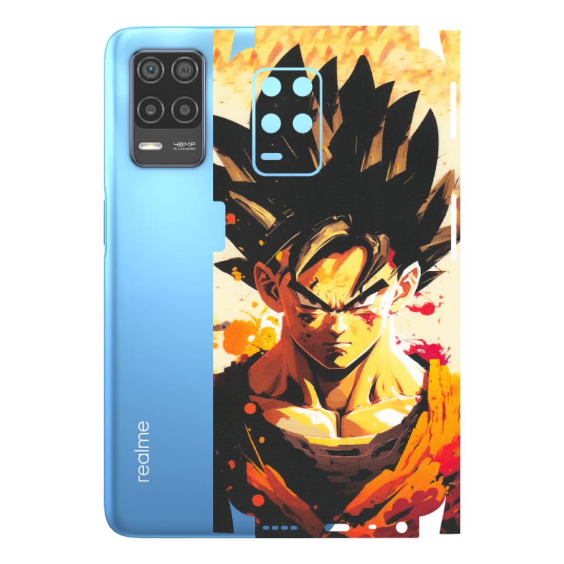 Realme Phone Skins (All Models) - Angry Goku - Matte Finish (M-12) Realme 8 (4G)