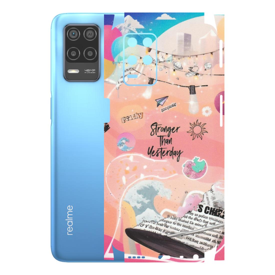 Realme Phone Skins (All Models) - Stronger Then Yesterday - Matte Finish (M-128) Realme 8 (4G)