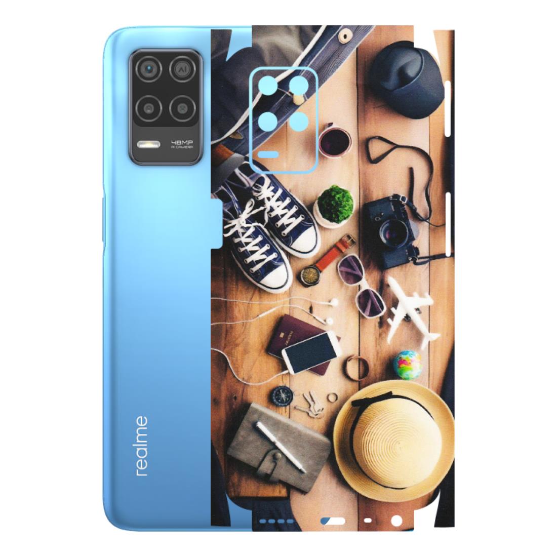 Realme Phone Skins (All Models) - Travel Wanderlust - Matte Finish (M-133) Realme 8 (4G)