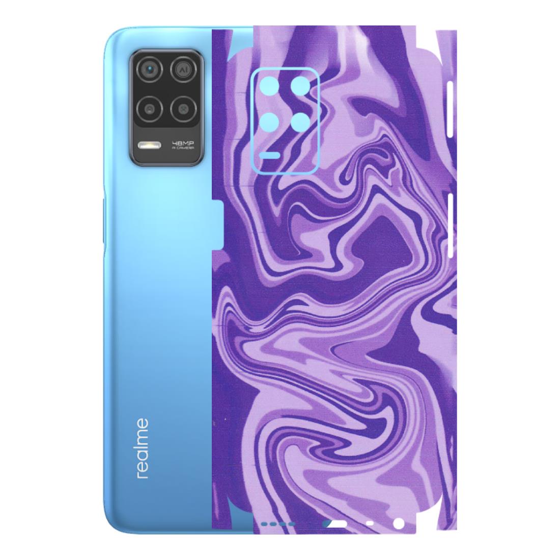 Realme Phone Skins (All Models) - Hazy Purple Nights - Matte Finish (M-14) Realme 8 (4G)