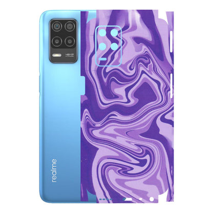 Realme Phone Skins (All Models) - Hazy Purple Nights - Matte Finish (M-14) Realme 8 (4G)