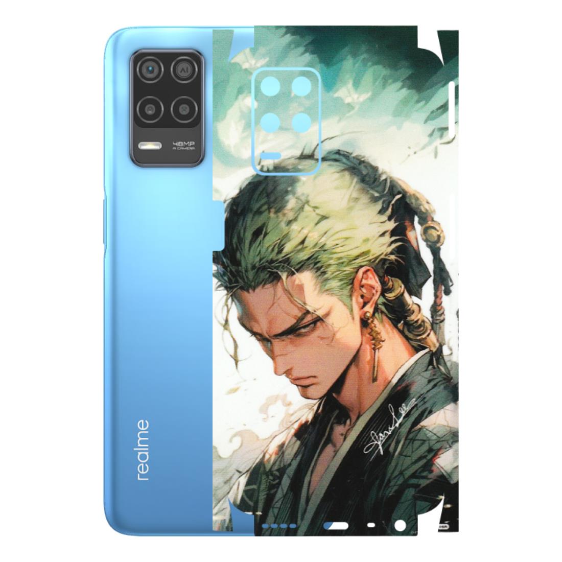 Realme Phone Skins (All Models) - New Roronoa Zoro One Picece Anime - Matte Finish (M-140) Realme 8 (4G)