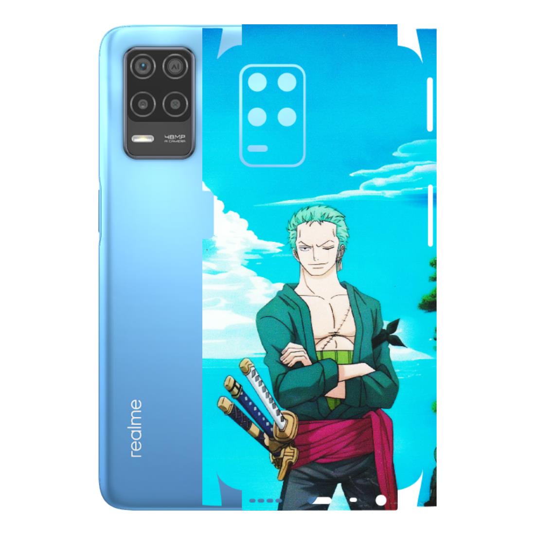 Realme Phone Skins (All Models) - Cool Swordman Zoro Anime - Matte Finish (M-143) Realme 8 (4G)
