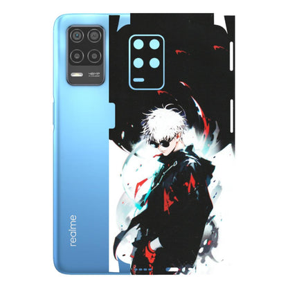 Realme Phone Skins (All Models) - Gojo Powerful Charater Kaisen Anime - Matte Finish (M-144) Realme 8 (4G)