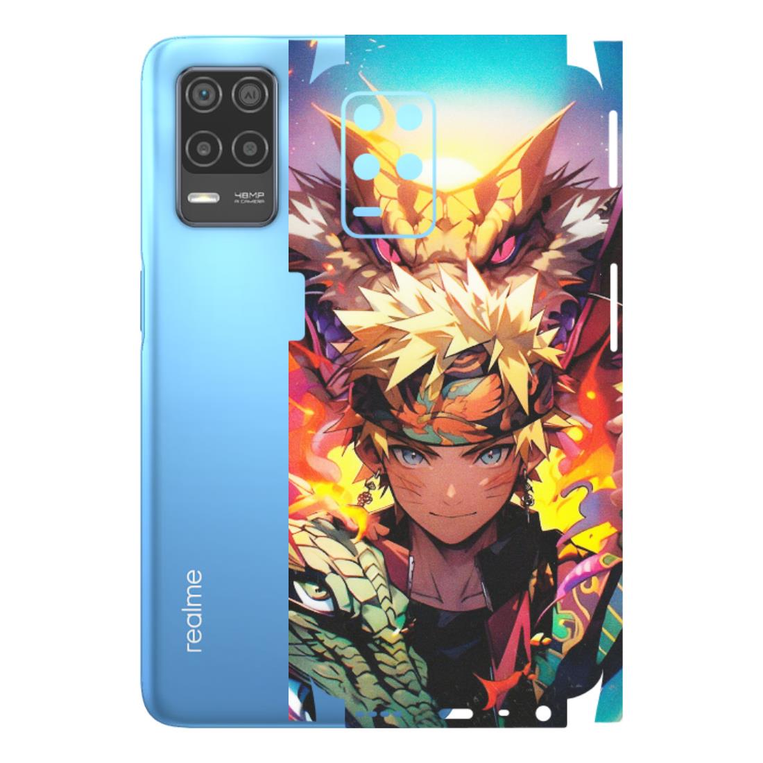Realme Phone Skins (All Models) - Angry Naruto Anime - Matte Finish (M-148) Realme 8 (4G)