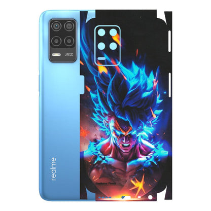 Realme Phone Skins (All Models) - Angry Goku Dragon Ball Anime - Matte Finish (M-150) Realme 8 (4G)