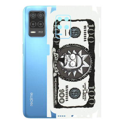 Realme Phone Skins (All Models) - Rick And Morty Hundred Dollar Anime - Matte Finish (M-161) Realme 8 (4G)