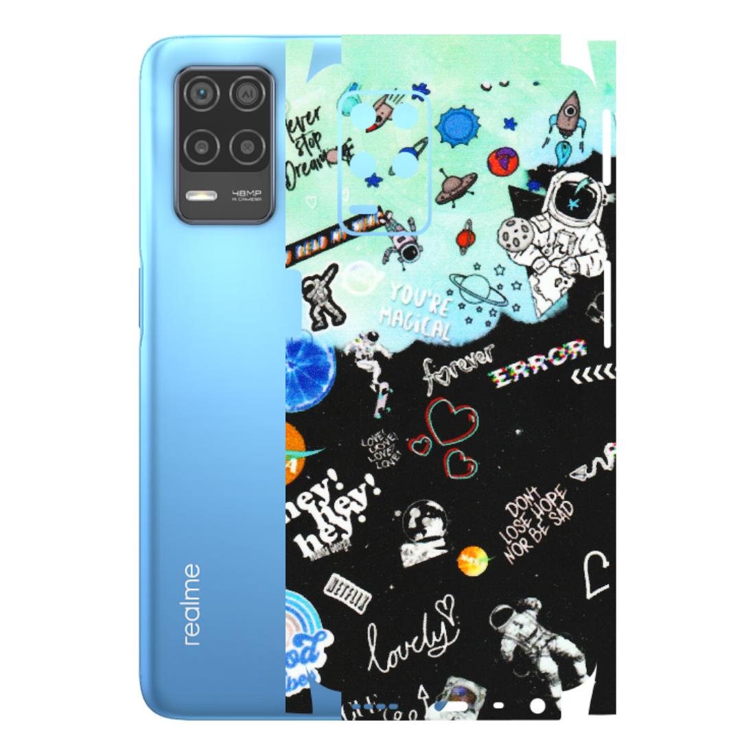 Realme Phone Skins (All Models) - Living In A Space Dream - Matte Finish (M-46) Realme 8 (4G)