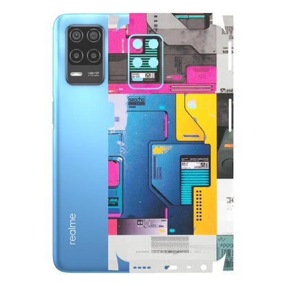 Realme Phone Skins (All Models) - Colourfull Motherboard Internals - Matte Finish (M-55) Realme 8 (4G)