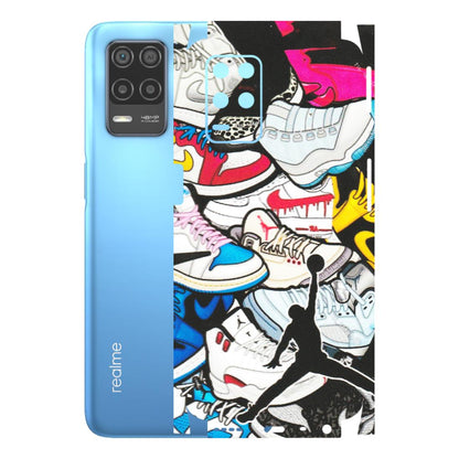 Realme Phone Skins (All Models) - Jordan Sneakers Fan - Matte Finish (M-80) Realme 8 (4G)