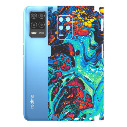 Realme Phone Skins (All Models) - Majestic Galactic Marbel - Matte Finish (M-85) Realme 8 (4G)