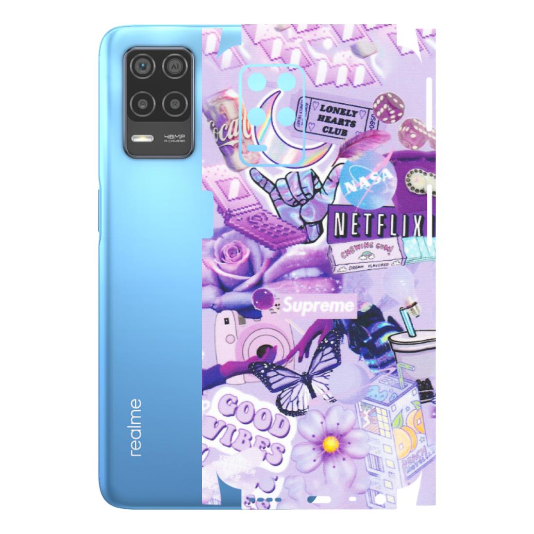 Realme Phone Skins (All Models) - Supreme Purple Magic - Matte Finish (M-88) Realme 8 (4G)