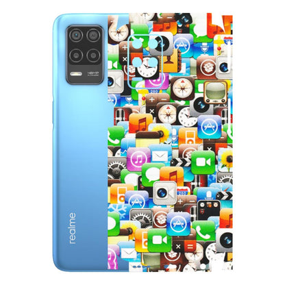 Realme Phone Skins (All Models) - All Apple Icons - Matte Finish (M-93) Realme 8 (4G)