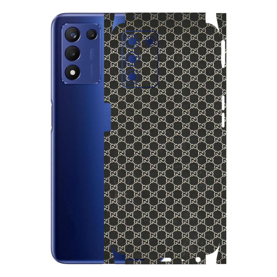 Realme Phone Skins (All Models) - Black G Print - 3D Embossed Finish (L-109) Realme 9 5G SE