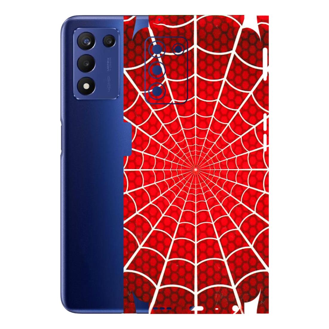 Realme Phone Skins (All Models) - Classic Spidey Web - 3D Embossed Finish (L-115) Realme 9 5G SE