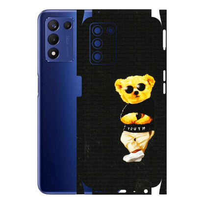 Realme Phone Skins (All Models) - Classy Teddy Bear - 3D Embossed Finish (L-116) Realme 9 5G SE