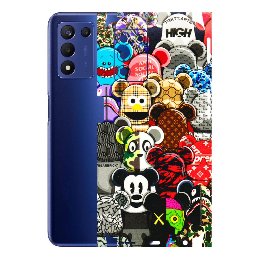 Realme Phone Skins (All Models) - More Mickey Mouses - 3D Embossed Finish (L-118) Realme 9 5G SE