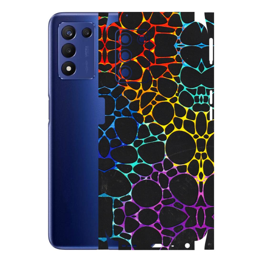 Realme Phone Skins (All Models) - Abstract Art MultiColour - 3D Embossed Finish (L-133) Realme 9 5G SE