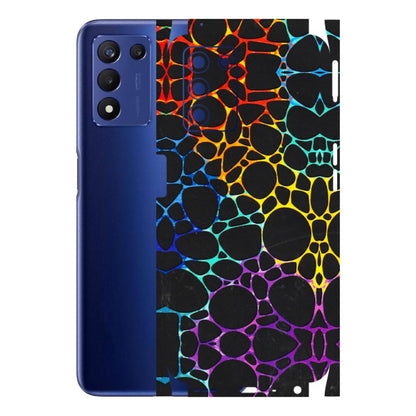 Realme Phone Skins (All Models) - Abstract Art MultiColour - 3D Embossed Finish (L-133) Realme 9 5G SE