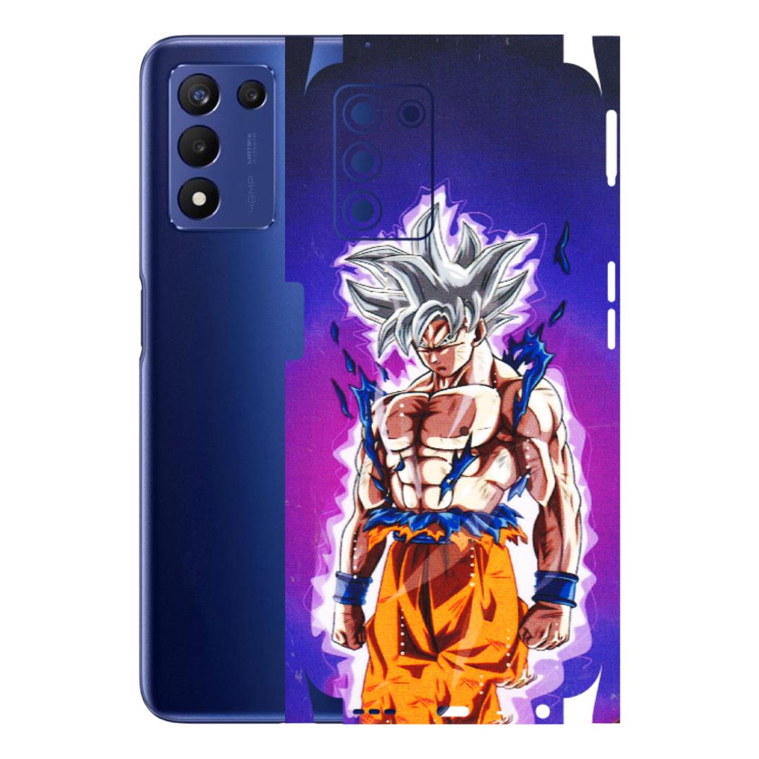 Realme Phone Skins (All Models) - Goku Purple Anime - 3D Embossed Finish (L-147) Realme 9 5G SE