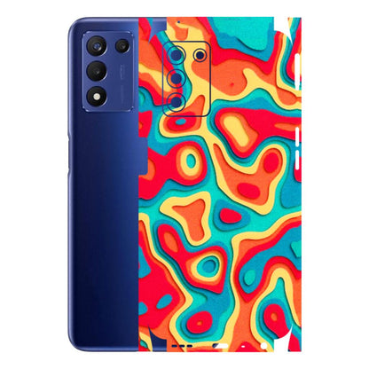 Realme Phone Skins (All Models) - Abstract Swirl - 3D Embossed Finish (L-150) Realme 9 5G SE