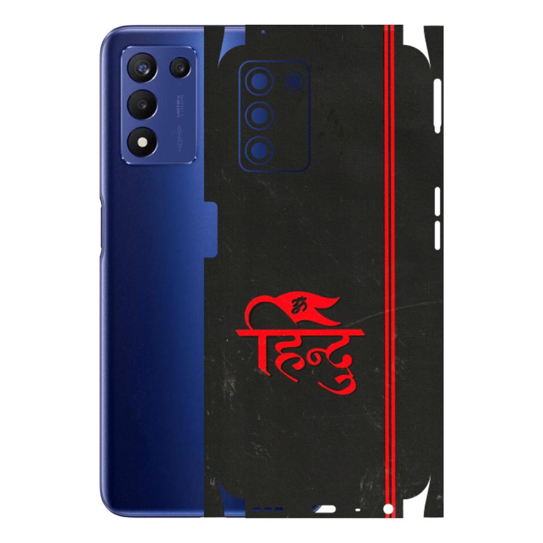 Realme Phone Skins (All Models) - Hindu Black - 3D Embossed Finish (L-153) Realme 9 5G SE