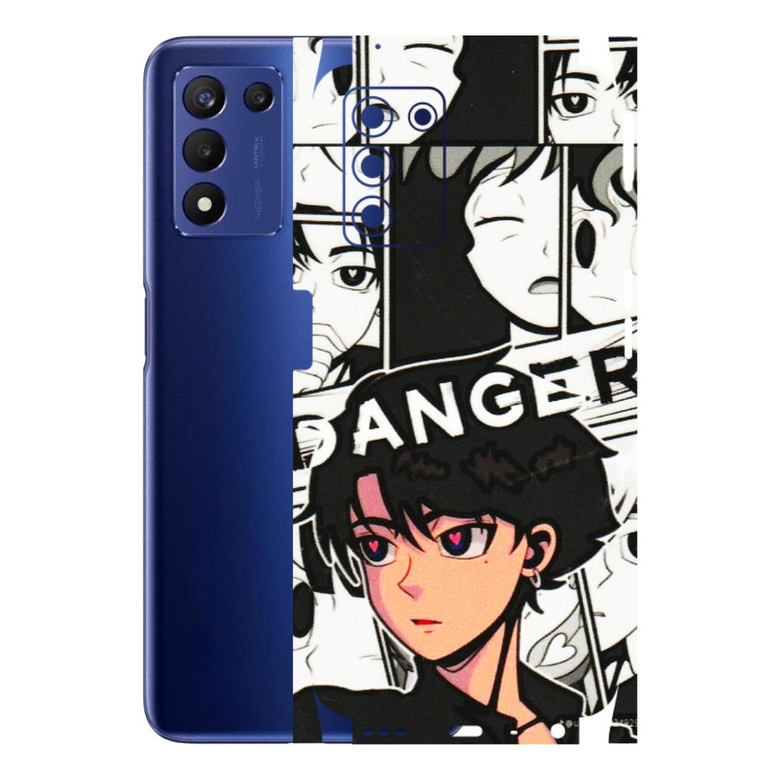 Realme Phone Skins (All Models) - Danger Anime - 3D Embossed Finish (L-155) Realme 9 5G SE